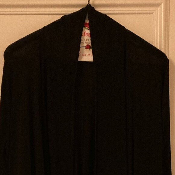 Bebe open front cascade drape cardigan - Picture 5 of 12